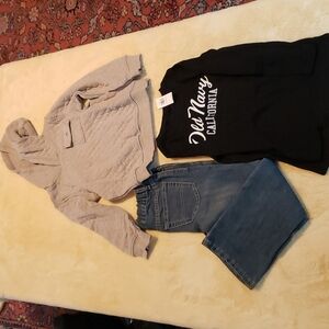 ALL new 3 pcs :2 Old Navy Tops &  Children's place Jeans